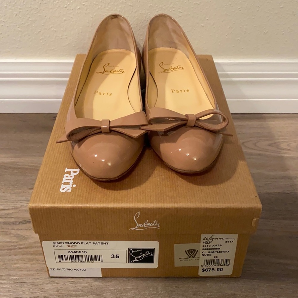 Christian Louboutin flats size 35